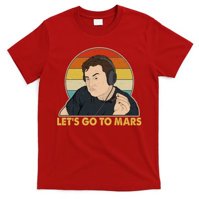 Retro Vintage Elon Musk Let's Go To Mars T-Shirt