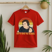 Retro Vintage Elon Musk Let's Go To Mars T-Shirt