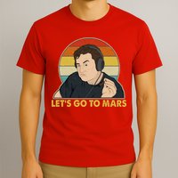 Retro Vintage Elon Musk Let's Go To Mars T-Shirt