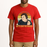 Retro Vintage Elon Musk Let's Go To Mars Tall T-Shirt