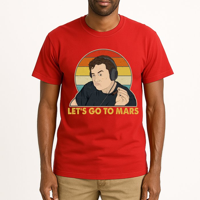 Retro Vintage Elon Musk Let's Go To Mars Tall T-Shirt