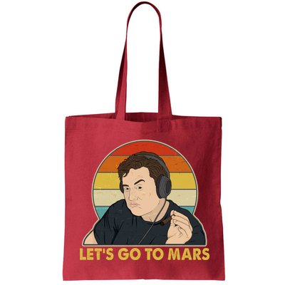 Retro Vintage Elon Musk Let's Go To Mars Bag