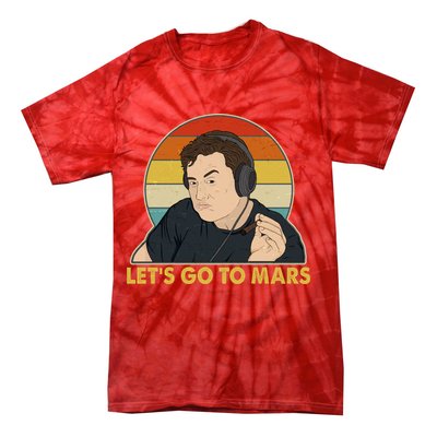 Retro Vintage Elon Musk Let's Go To Mars Tie-Dye T-Shirt