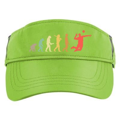 Retro Volleyball Evolution Gift For Volleyball Players Gift Adult Drive Performance Visor