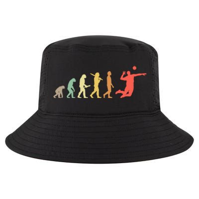 Retro Volleyball Evolution Gift For Volleyball Players Gift Cool Comfort Performance Bucket Hat