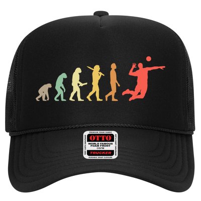 Retro Volleyball Evolution Gift For Volleyball Players Gift Trucker Hat