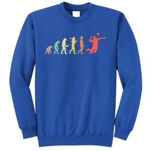 Retro Volleyball Evolution Gift For Volleyball Players Gift Sweatshirt