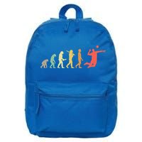 Retro Volleyball Evolution Gift For Volleyball Players Gift 16 in Basic Backpack