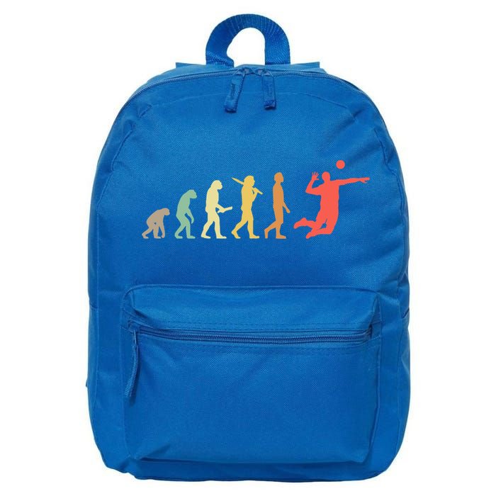 Retro Volleyball Evolution Gift For Volleyball Players Gift 16 in Basic Backpack