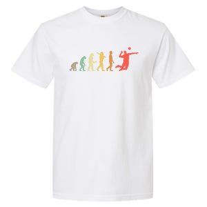 Retro Volleyball Evolution Gift For Volleyball Players Gift Garment-Dyed Heavyweight T-Shirt