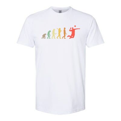 Retro Volleyball Evolution Gift For Volleyball Players Gift Softstyle® CVC T-Shirt