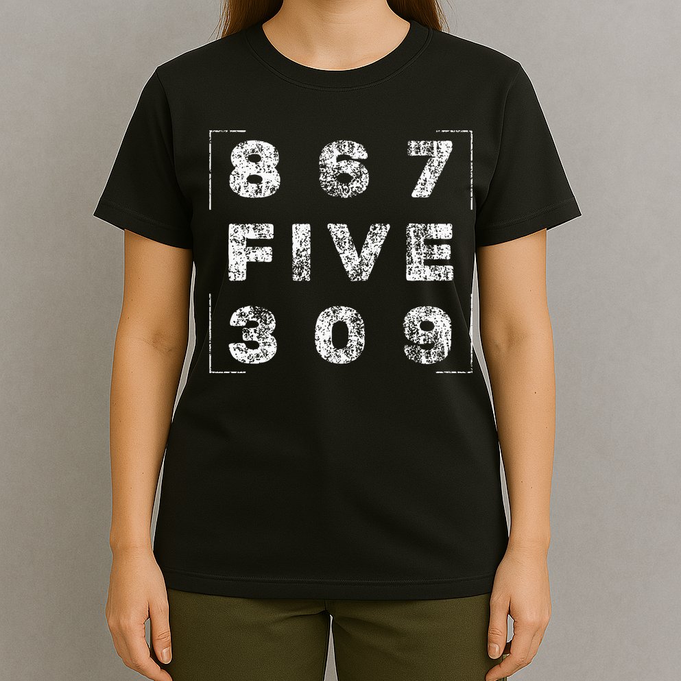 Retro Vintage Eighties Tee 8675309 Nostalgic and Funny 80's T-Shirt