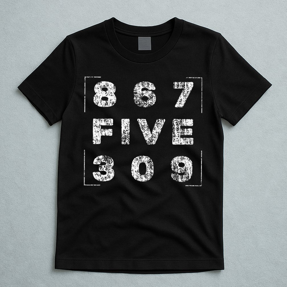 Retro Vintage Eighties Tee 8675309 Nostalgic and Funny 80's T-Shirt