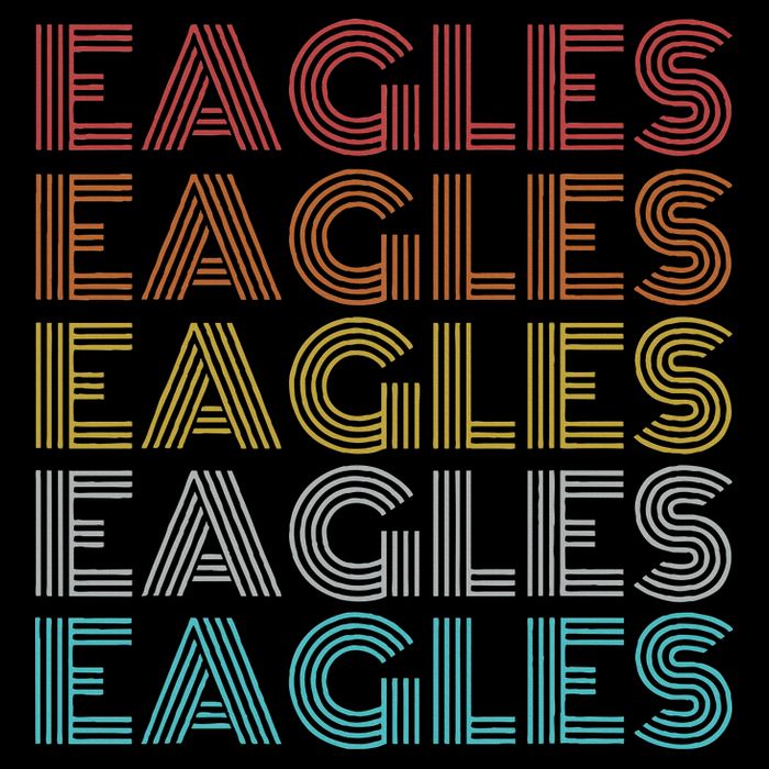 Retro Vintage Eagles Button