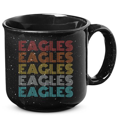 Retro Vintage Eagles 15oz Campfire Ceramic Mug