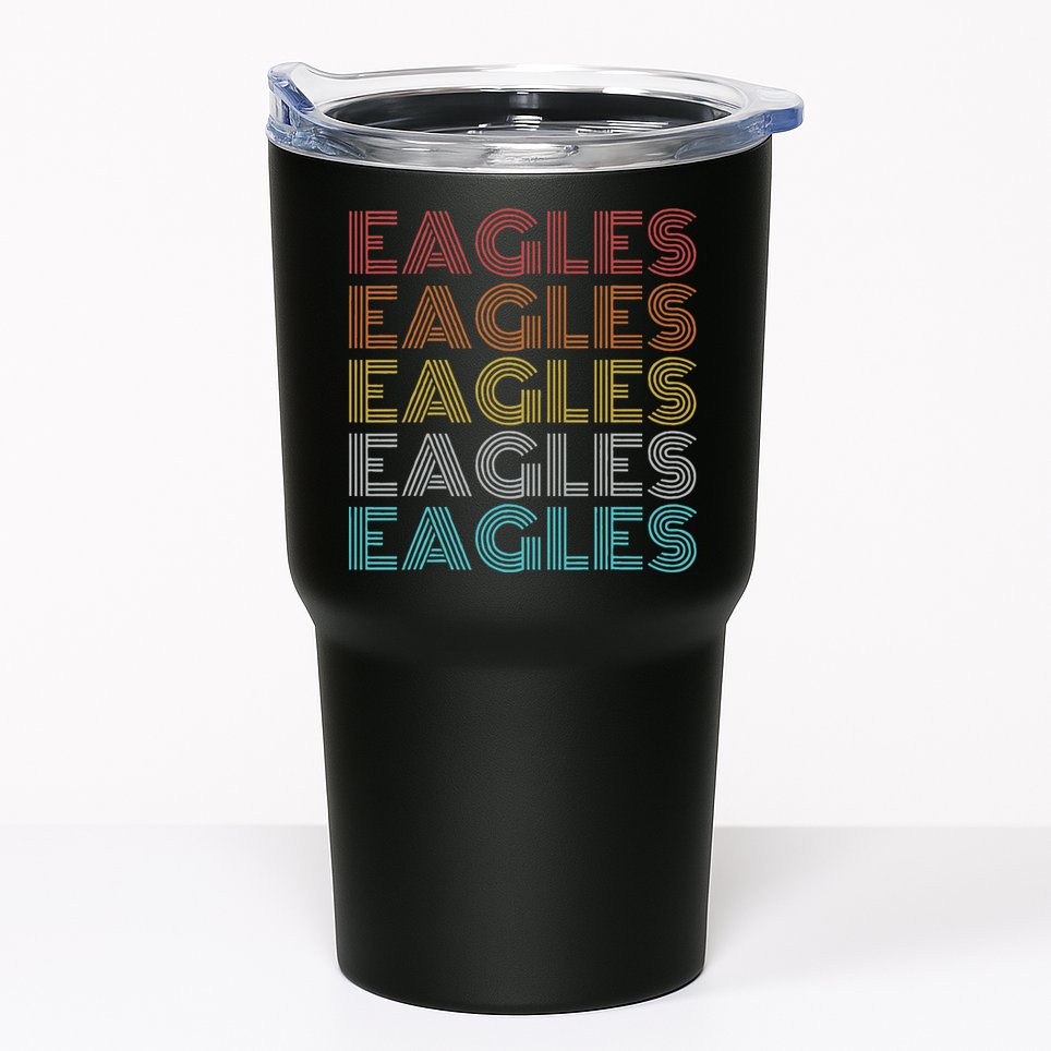 Retro Vintage Eagles Tumbler