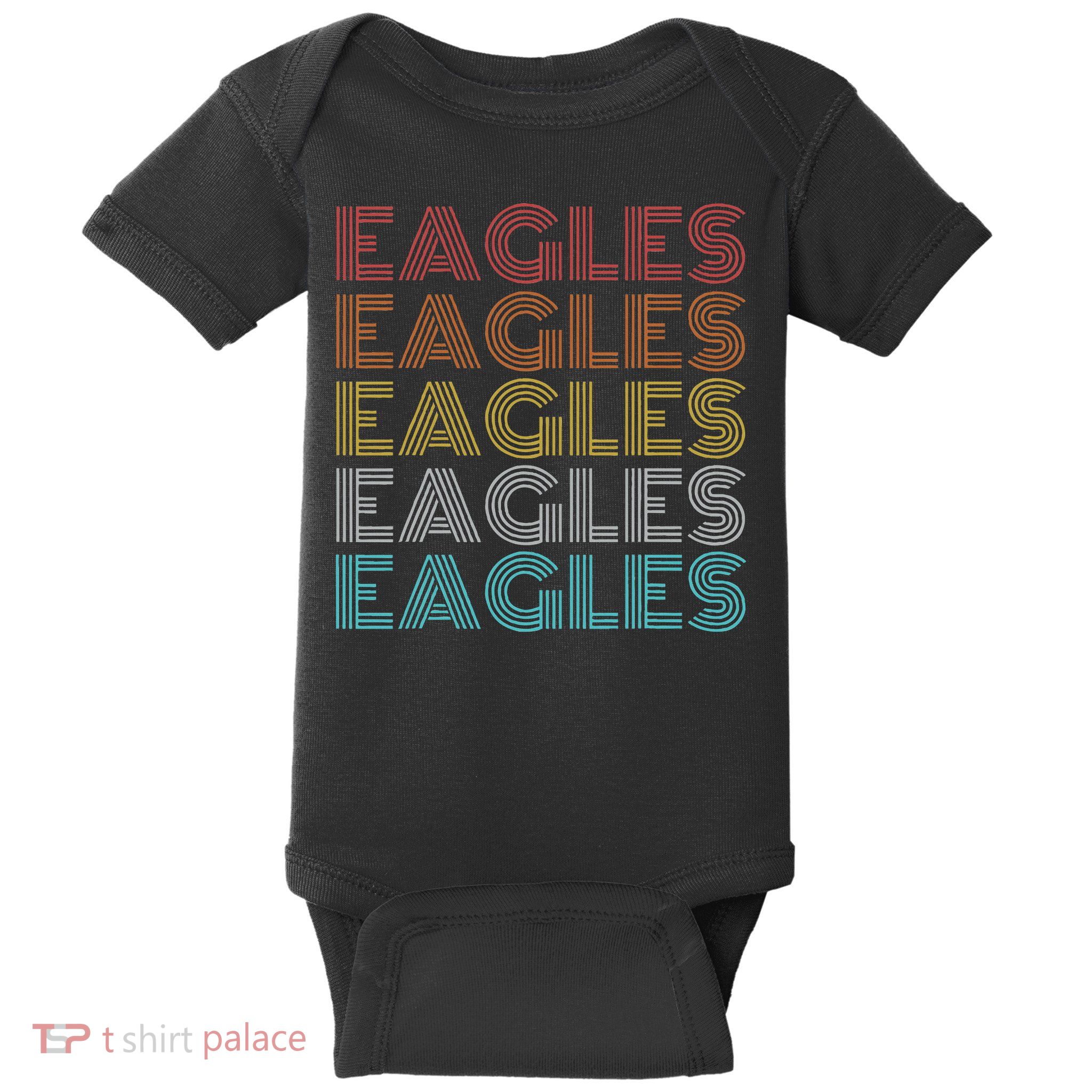 Retro Vintage Eagles Baby Bodysuit