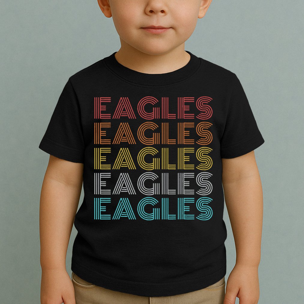 Retro Vintage Eagles Toddler T-Shirt