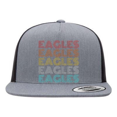 Retro Vintage Eagles Flat Bill Trucker Hat