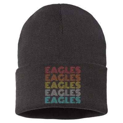 Retro Vintage Eagles Sustainable Knit Beanie