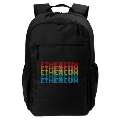 Retro Vintage Ethereum, Crypto Currency, Blockchain, ETH Logo, ETH Coin Lovers Backpack