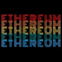 Retro Vintage Ethereum, Crypto Currency, Blockchain, ETH Logo, ETH Coin Lovers Backpack