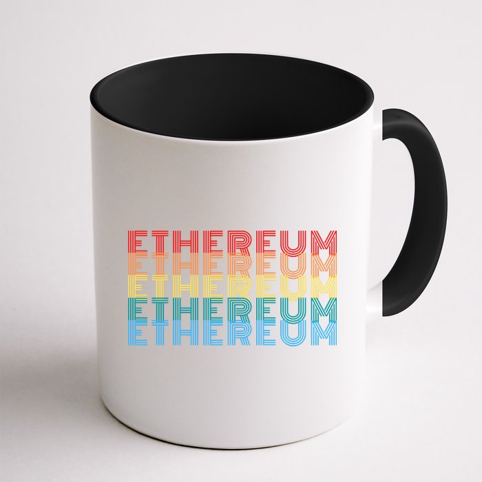 Retro Vintage Ethereum, Crypto Currency, Blockchain, ETH Logo, ETH Coin Lovers Mug