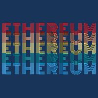 Retro Vintage Ethereum, Crypto Currency, Blockchain, ETH Logo, ETH Coin Lovers Button