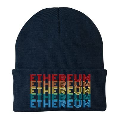 Retro Vintage Ethereum, Crypto Currency, Blockchain, ETH Logo, ETH Coin Lovers Beanie