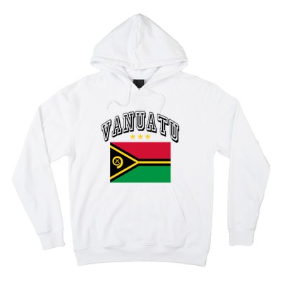 Retro Vanuatu Flag Athletic Gift Hoodie