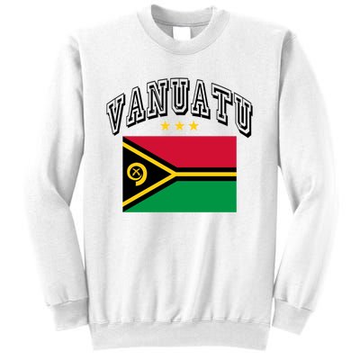 Retro Vanuatu Flag Athletic Gift Sweatshirt