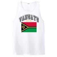 Retro Vanuatu Flag Athletic Gift PosiCharge Competitor Tank