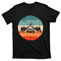 Retro Vintage Formula Racing Lovers Silhouette Race Car Fan T-Shirt