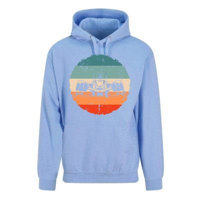 Retro Vintage Formula Racing Lovers Silhouette Race Car Fan Unisex Surf Hoodie