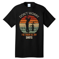 Retro Vintage Funny Golf No Worries Had All My Shots Tall T-Shirt