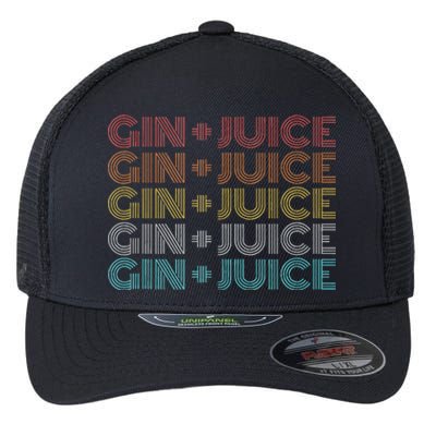 Retro Vintage Fo Shizzle Gin + Juice Gin And Juice Flexfit Unipanel Trucker Cap