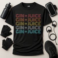 Retro Vintage Fo Shizzle Gin + Juice Gin And Juice Performance Shirt