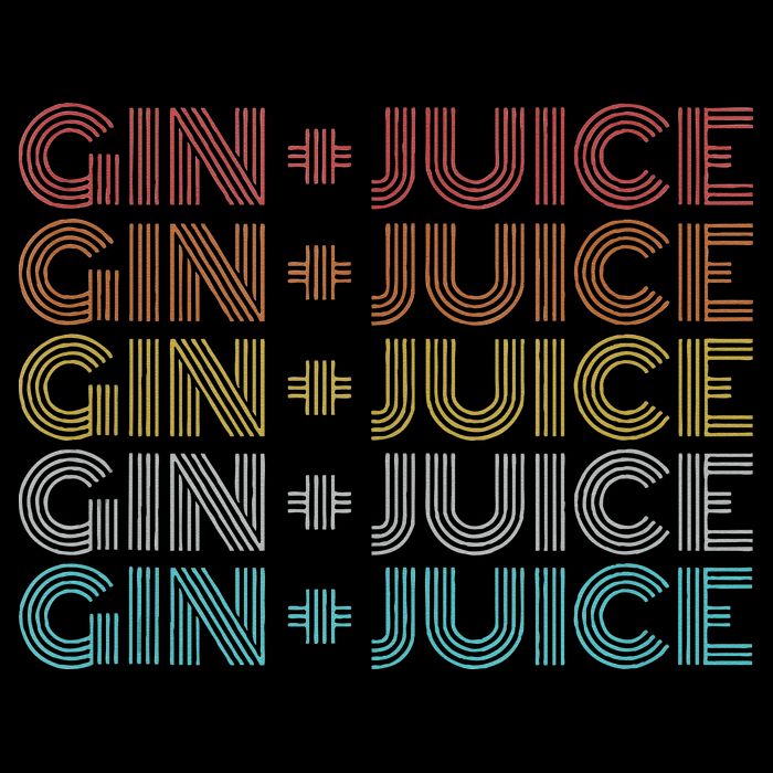Retro Vintage Fo Shizzle Gin + Juice Gin And Juice Bucket Hat