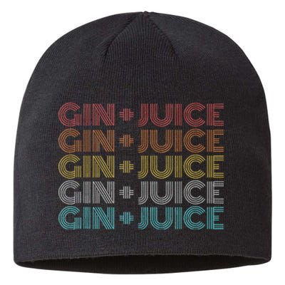 Retro Vintage Fo Shizzle Gin + Juice Gin And Juice Sustainable Beanie