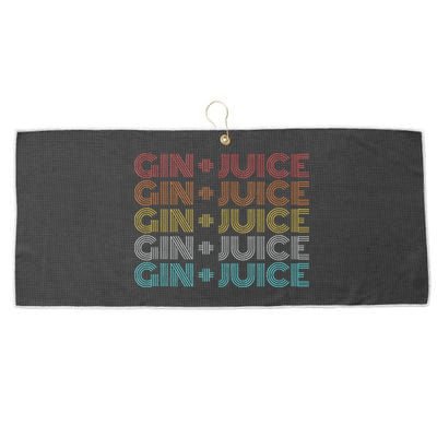 Retro Vintage Fo Shizzle Gin + Juice Gin And Juice Large Microfiber Waffle Golf Towel