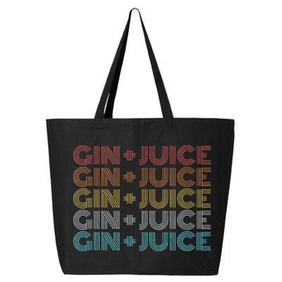Retro Vintage Fo Shizzle Gin + Juice Gin And Juice 25L Jumbo Tote