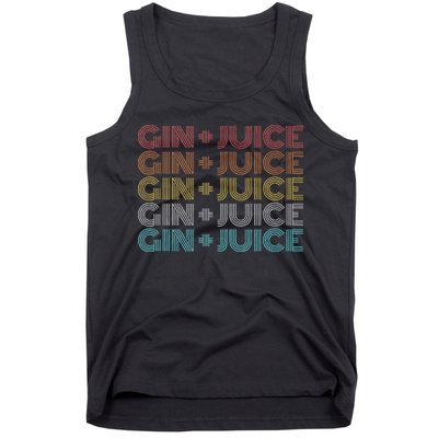 Retro Vintage Fo Shizzle Gin + Juice Gin And Juice Tank Top
