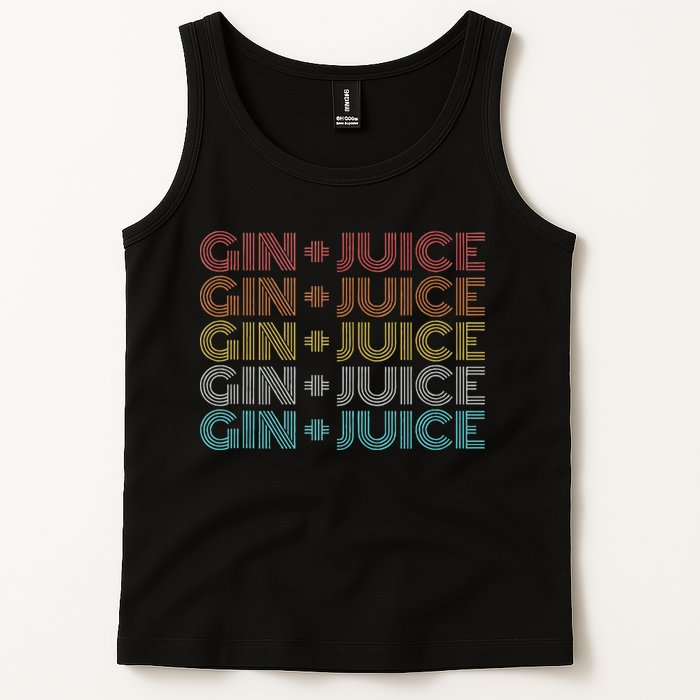 Retro Vintage Fo Shizzle Gin + Juice Gin And Juice Tank Top