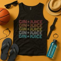 Retro Vintage Fo Shizzle Gin + Juice Gin And Juice Tank Top
