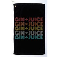 Retro Vintage Fo Shizzle Gin + Juice Gin And Juice Golf Towel