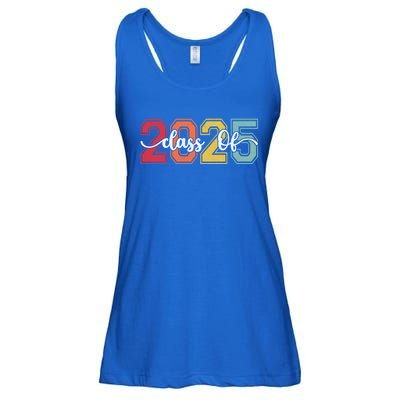 Retro Vintage Future Graduate Back To School Class Of 2025 Great Gift Ladies Essential Flowy Tank