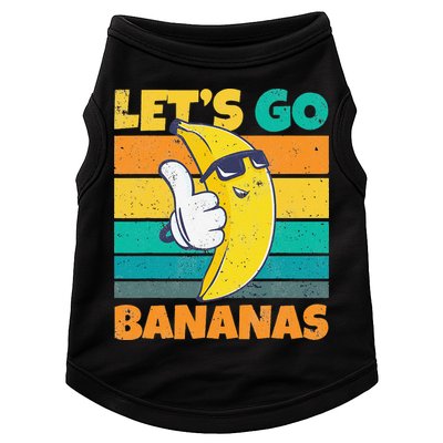 Retro Vintage Funny Banana Meme Let Go Banana Cool Bananas Doggie Tank