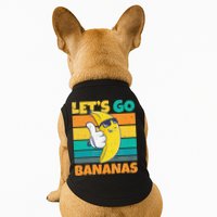 Retro Vintage Funny Banana Meme Let Go Banana Cool Bananas Doggie Tank