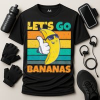 Retro Vintage Funny Banana Meme Let Go Banana Cool Bananas Performance Shirt