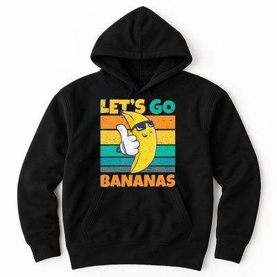 Retro Vintage Funny Banana Meme Let Go Banana Cool Bananas Hoodie